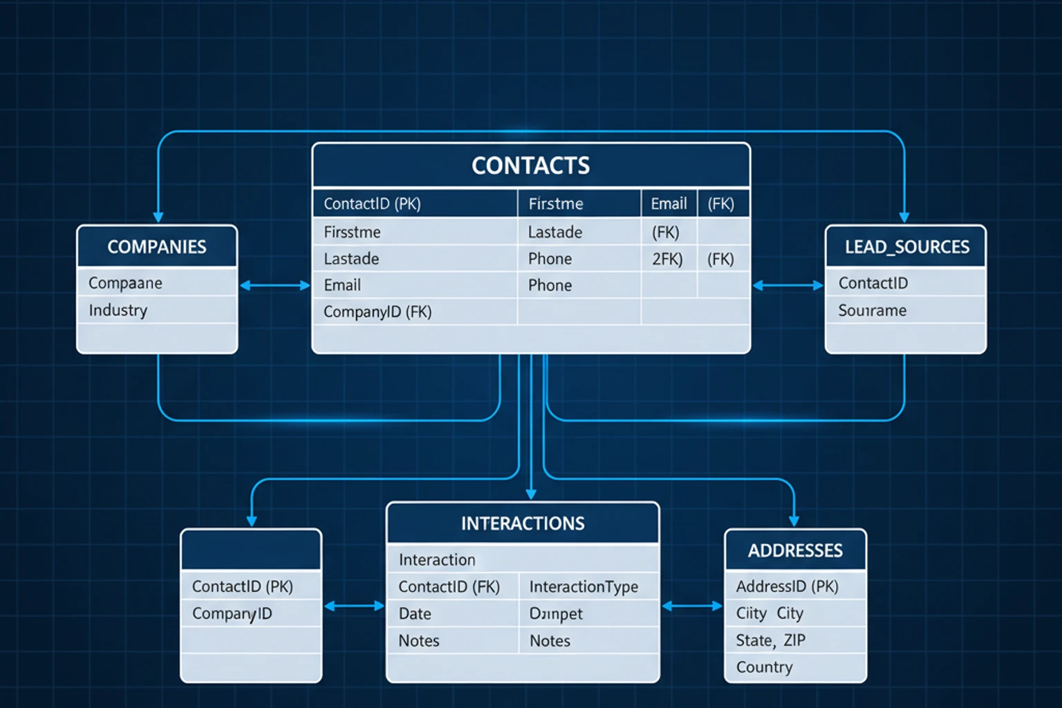 Contacts Module - Database & Model