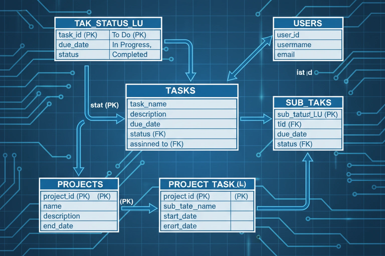 Tasks Module - Database & Model