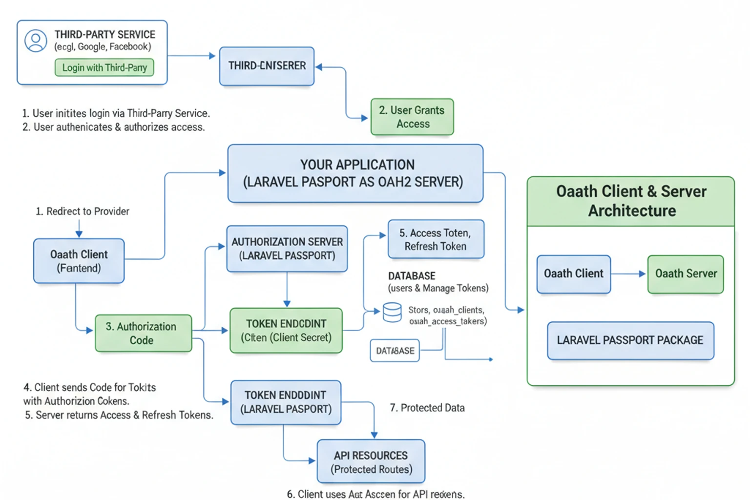 OAuth2 with Laravel Passport