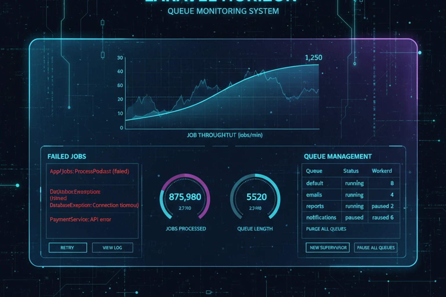Monitoring Queues with Laravel Horizon